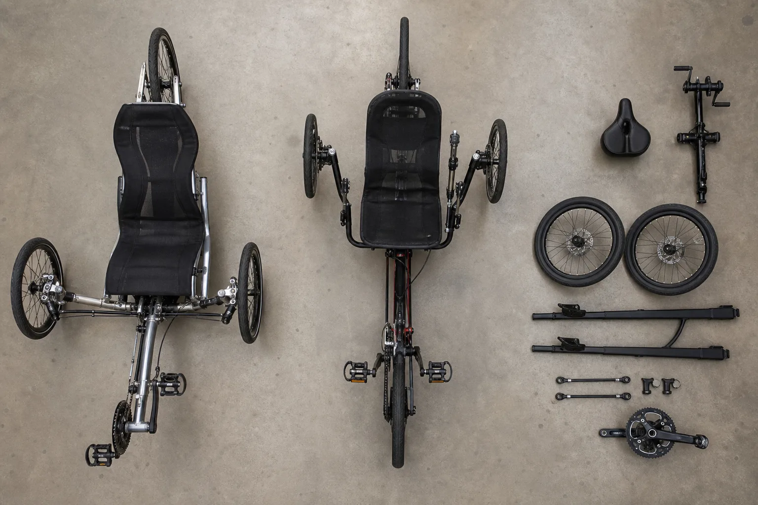 Two wheels front or two wheels back? What each layout does when you turn
